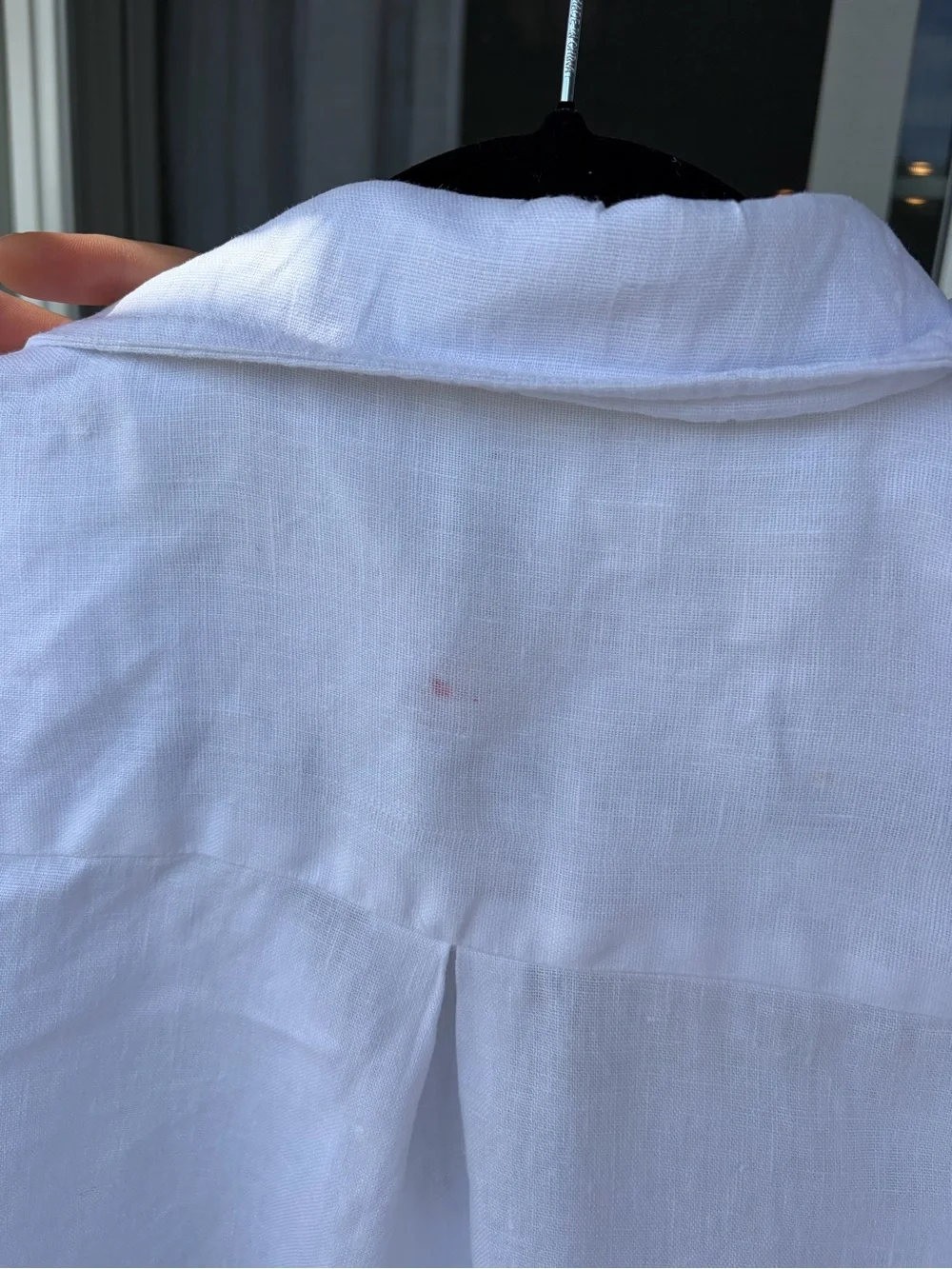 Classic White Button-Down Women's Blouse - Picture 6 of 6
